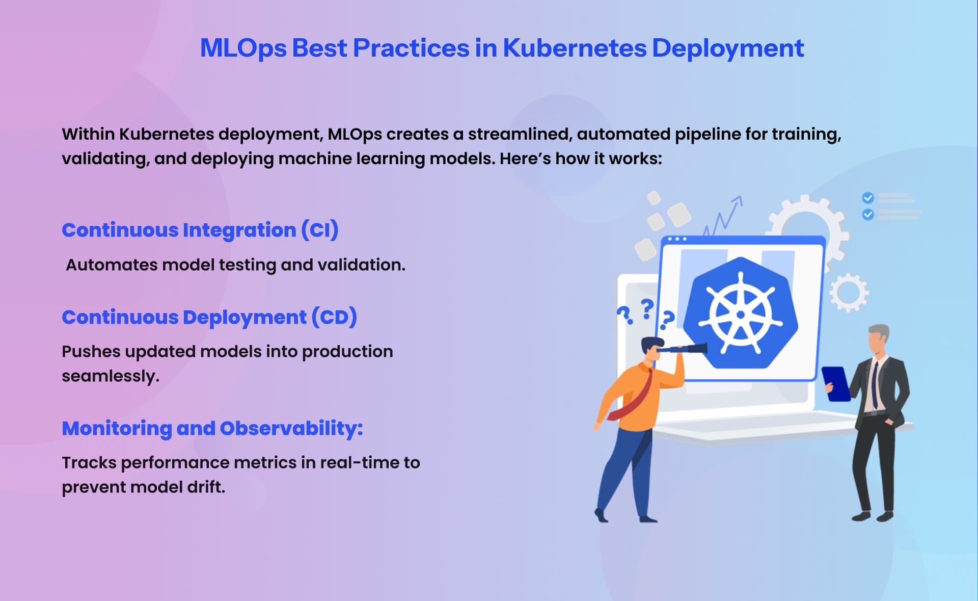 Infographics MLOps Best Practices in Kubernetes Deployment